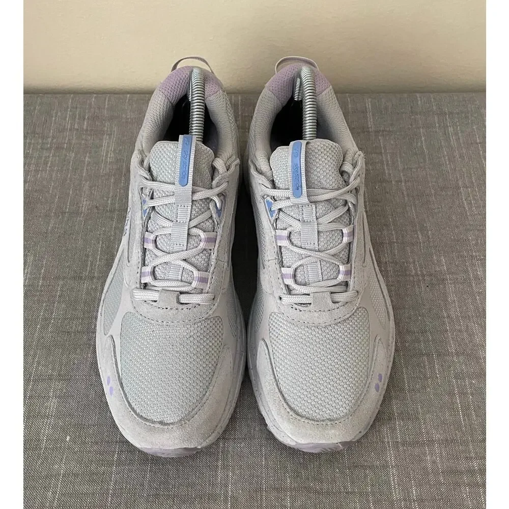 Ryka Womens Size 8 Sky Stride Gray- Blue/Purple Walking Sneaker Shoes